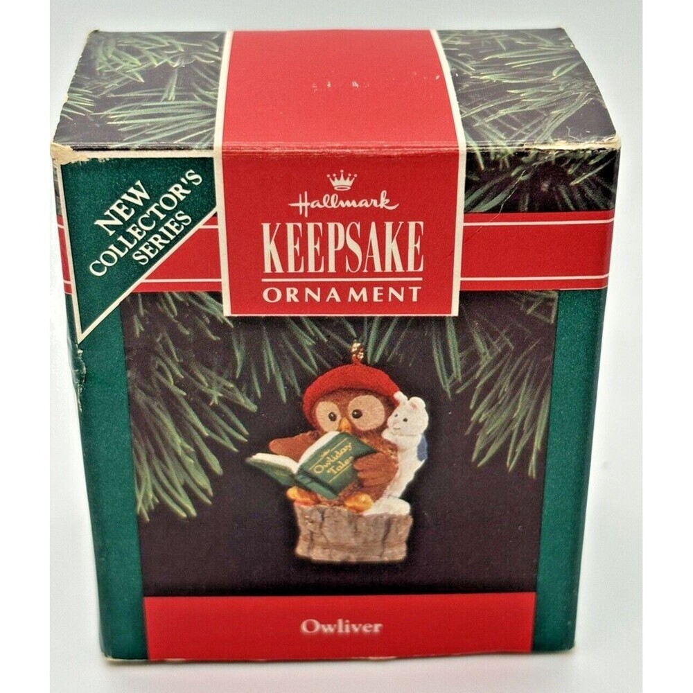 Hallmark Keepsake Ornament -  Owliver New Collector's Series 1992 - in Box